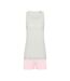 Ensemble De Pyjama Court Femme Blanc Rose Towel City-2