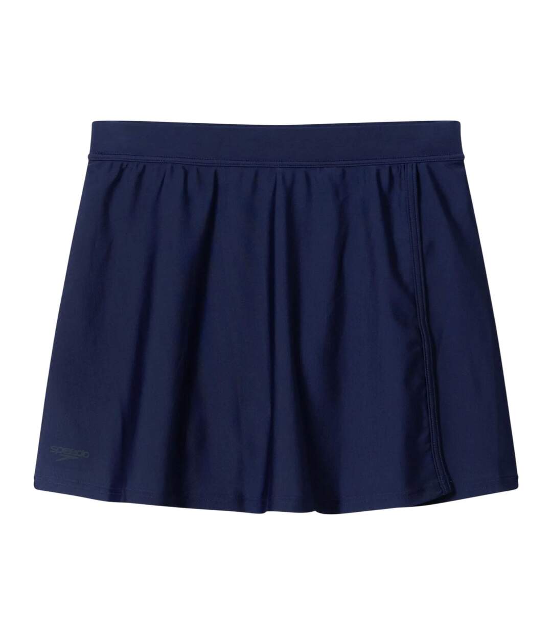 Jupe De Bain À Taille Élastiquée Motif/style Uni Femme Bleu Marine Speedo-2