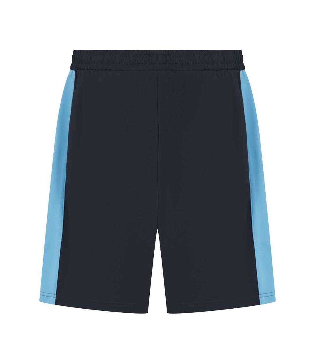 Mens Knitted Shorts Navy Sky Blue Finden & Hales-2