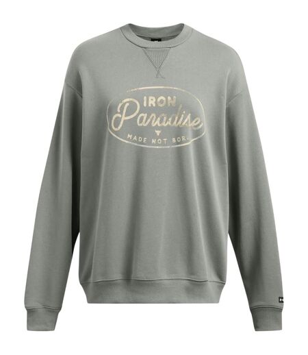 Womens/ladies Project Rock Relaxed Fit Sweatshirt Green Under Armour