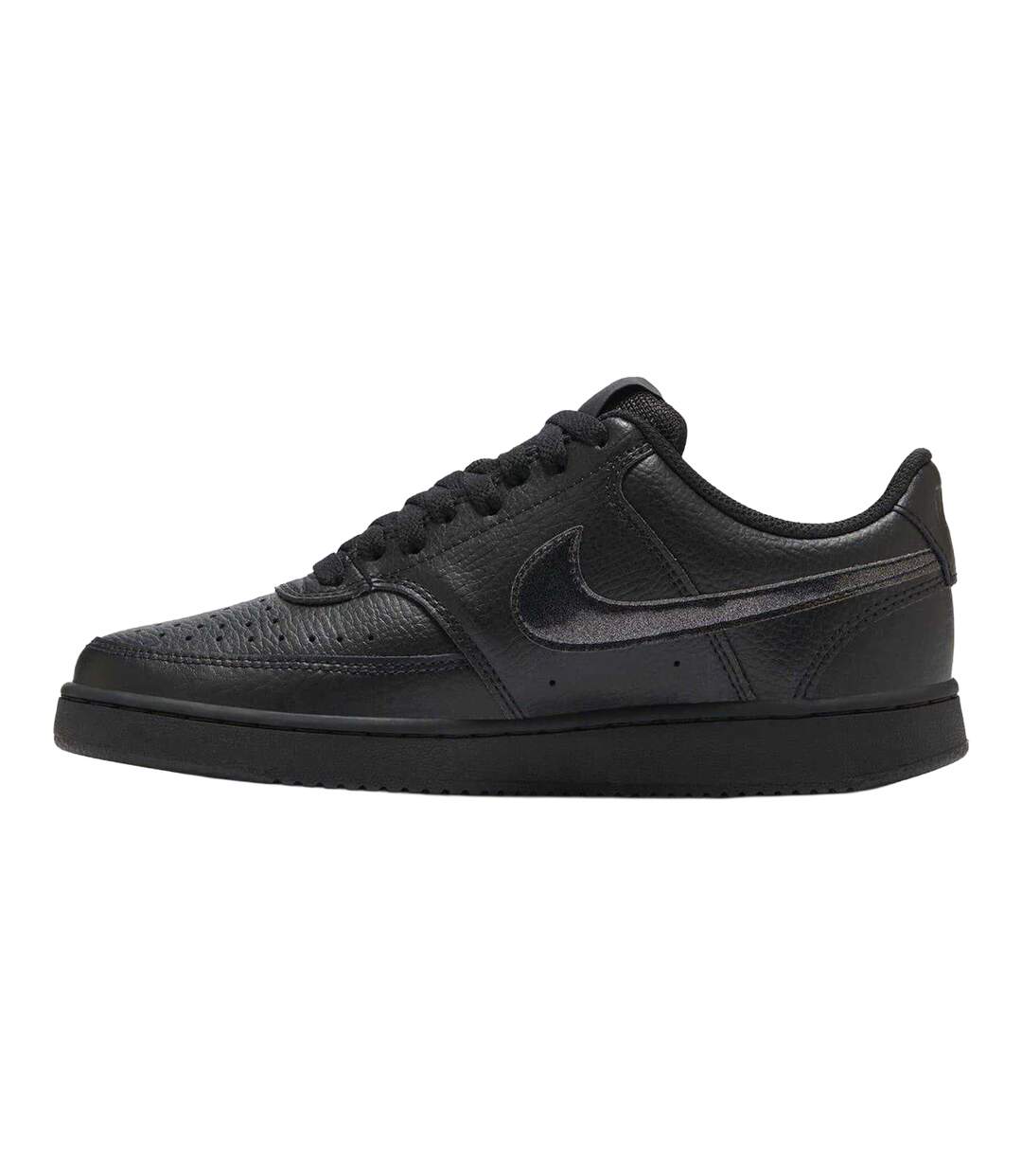 Womens/ladies Vision Low Next Nature Trainers Triple Black Nike-3