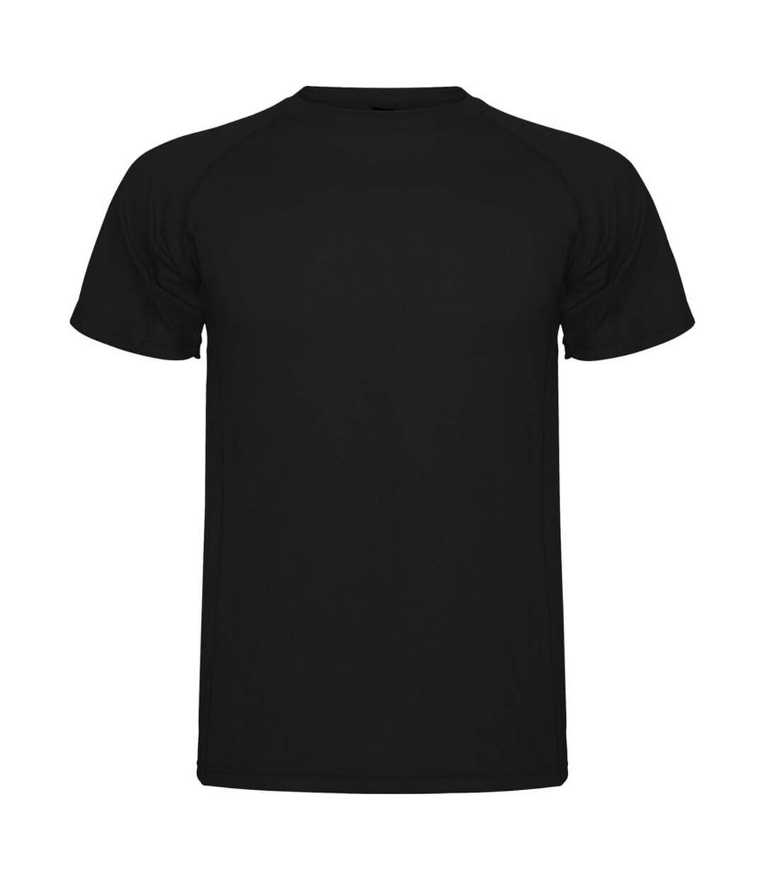 T-shirt montecarlo homme noir uni Roly-1