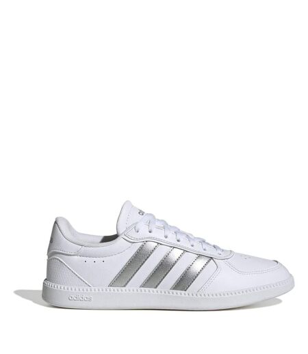 Baskets Breaknet Femme Blanc Argenté Adidas