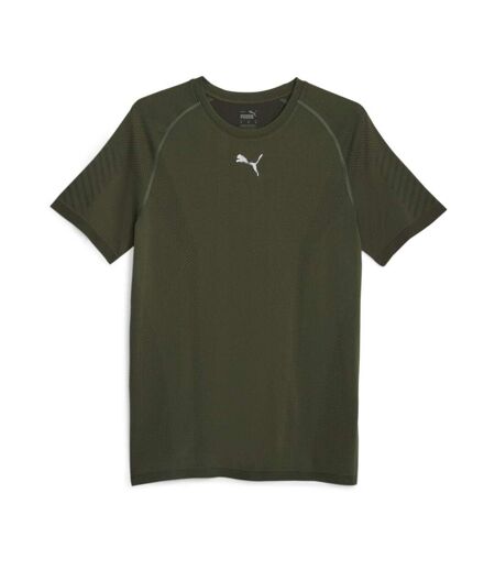 T-shirt kaki homme puma formknit - l