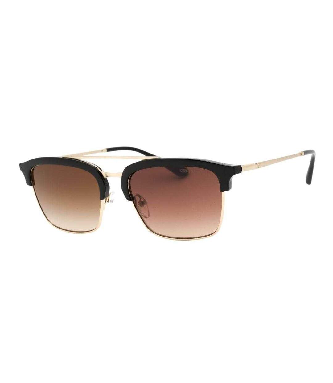 Lunettes De Soleil Motif Dégradé Femme Taille Unique Or Pâle Marron Emporio Armani-1