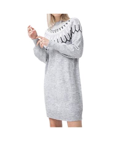 Robe en maille Grise Femme Vero Moda Simone