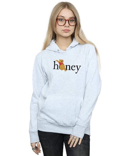 Disney Sweat à capuche Winnie The Pooh Honey Womens/Ladies (Gris sportif) - UTBI15466