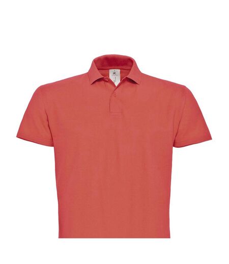 Polo Id.001 Homme Corail Pixel B&C