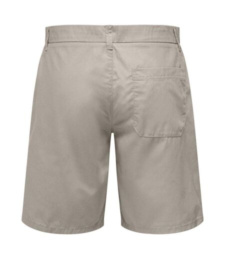 Mens Chino Shorts Silver Only And Sons