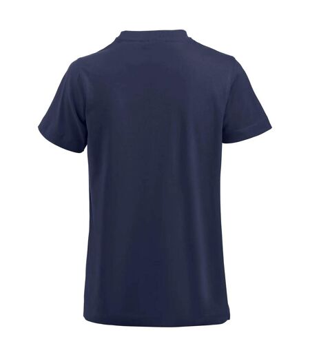 T-shirt Premium Femme Bleu Marine Foncé Clique