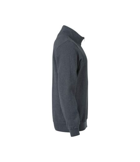 Clique Unisex Adult Basic Half Zip Sweatshirt (Anthracite Melange)