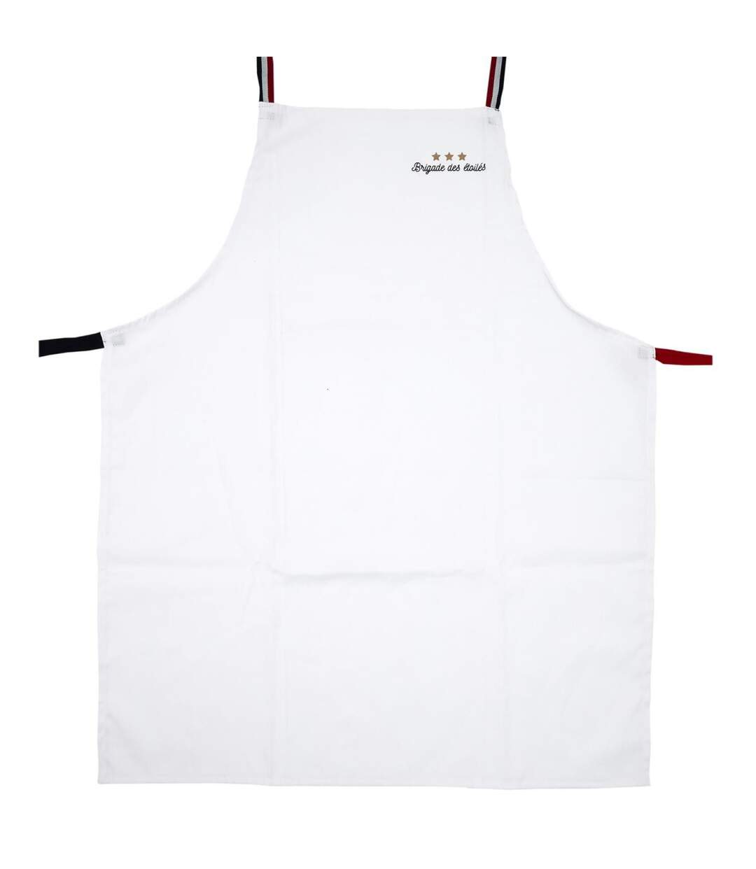 Tablier de Cuisine Brigade des Étoiles 85cm Blanc-2