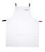 Tablier de Cuisine Brigade des Étoiles 85cm Blanc-2