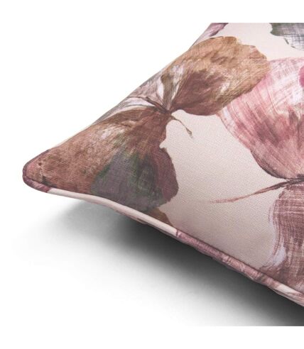 Prestigious Textiles Hanalei Leaf Throw Pillow Cover (Spice Red)