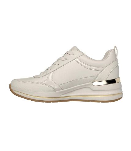 Womens/ladies billion 2 fine shine trainers off white Skechers