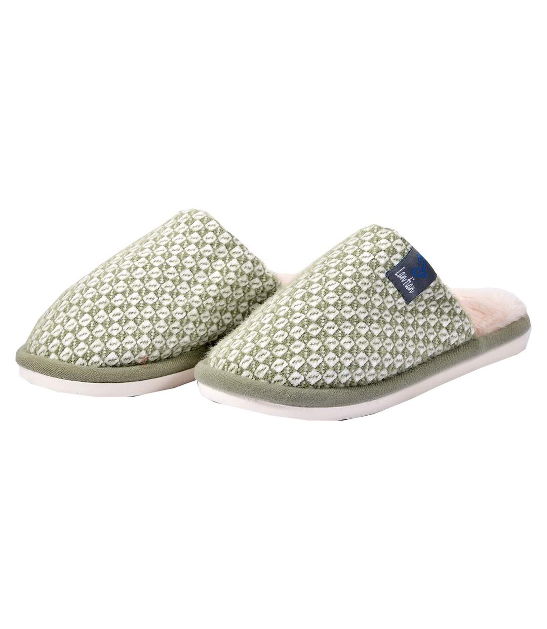 Pantoufles COCOONING pour Femme Confort PREMIUM 2087 Vert