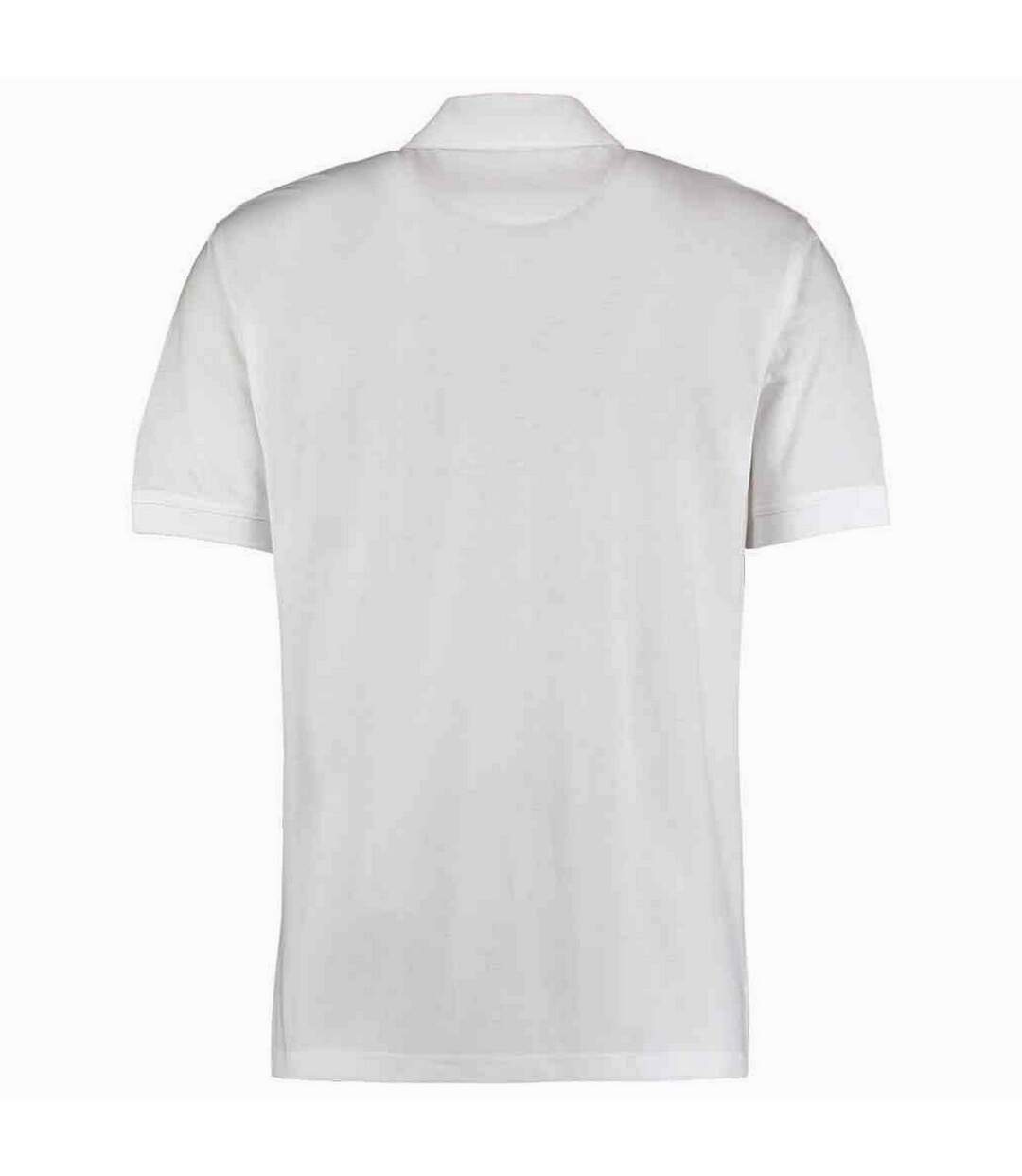 Polo klassic homme blanc Kustom Kit Kustom Kit