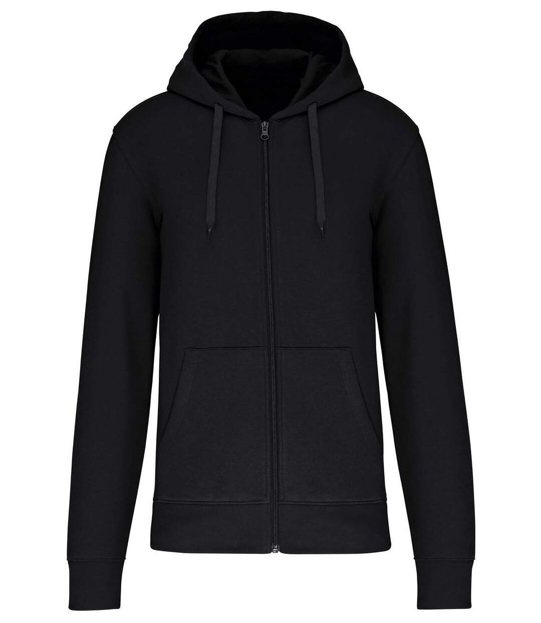 Veste à capuche zippé écoresponsable - homme - K4030 - noir