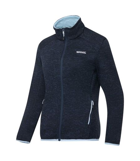 Womens/ladies Newhill Full Zip Fleece Jacket Navy Skyway Regatta