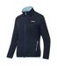 Womens/ladies Newhill Full Zip Fleece Jacket Navy Skyway Regatta-4