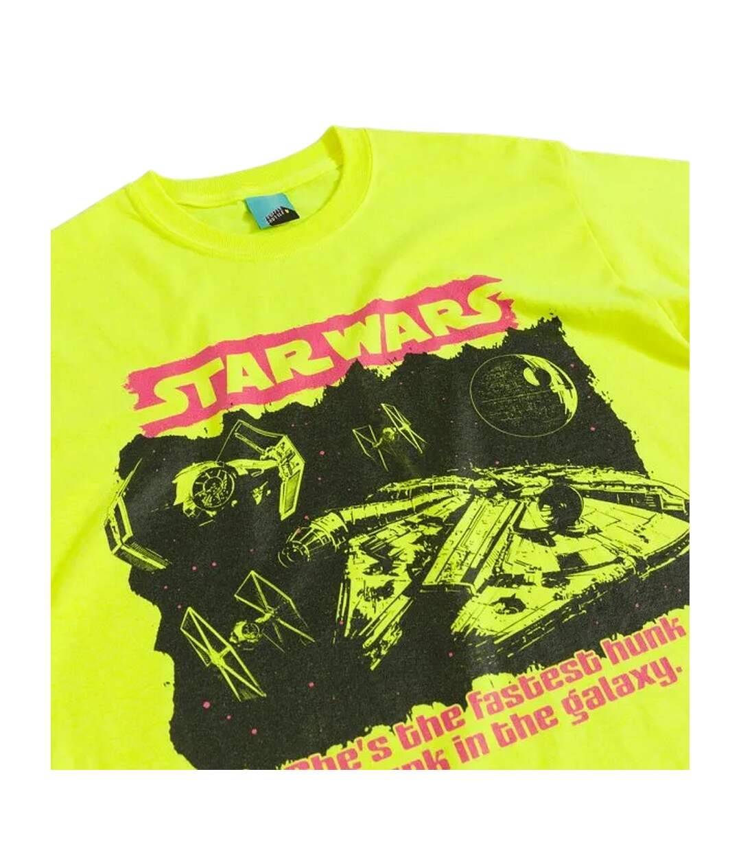 Unisex Adult Hunk Of Junk In The Galaxy T-shirt Yellow Star Wars-3