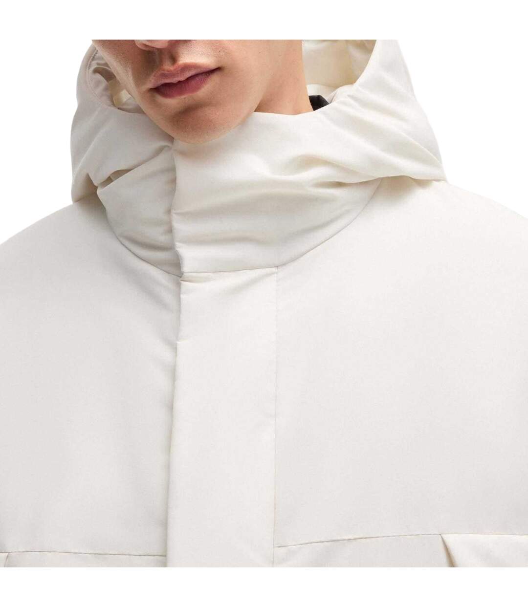 Mens Mandev Water Repellent Parka Natural Hugo-3