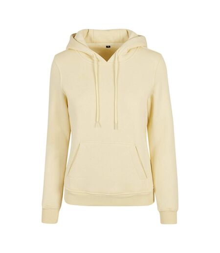 Sweat À Capuche Femme Jaune Pâle Build Your Brand