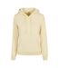 Sweat À Capuche Femme Jaune Pâle Build Your Brand-1
