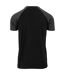 T-shirt Manches Raglan Motif/style Contrasté Homme Noir Charbon Urban Classics-2