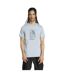 Mens Terrex Graphic T-shirt Light Grey Adidas-4