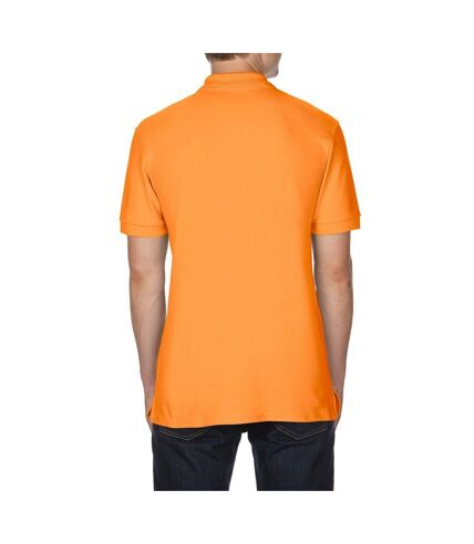 Gildan Mens Premium Cotton Sport Double Pique Polo Shirt (Tangerine) - UTBC3194