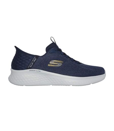 Skechers Mens Skech-Lite Pro Primebase Sneakers (Navy/Yellow) - UTFS10994