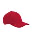 Casquette De Baseball Earthaware Classic Rouge Classique Beechfield-2