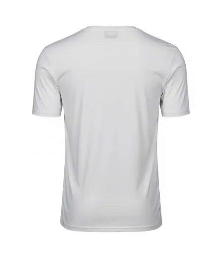 Mens Stretch T-shirt White Tee Jays