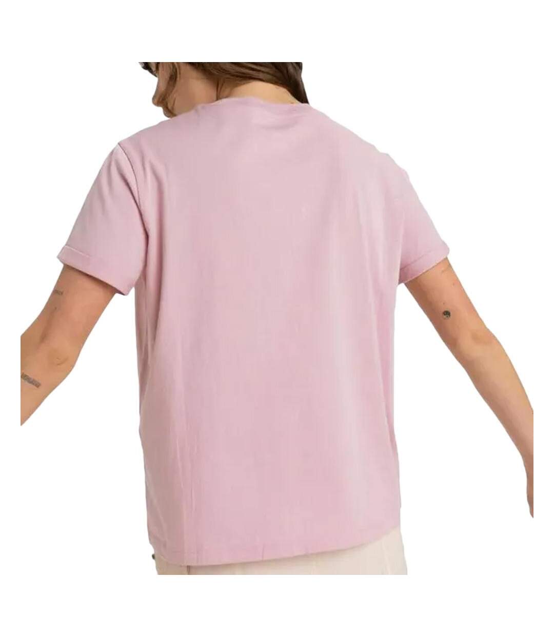T-Shirt rose pale femme roxy ocean regular-2