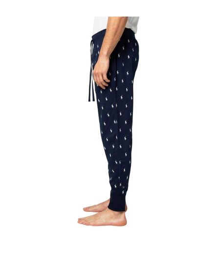 Mens Cotton Unicorn Jogging Bottoms Navy Ralph Lauren