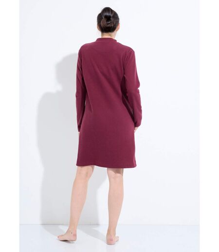 Peignoir boutonné court maille milano