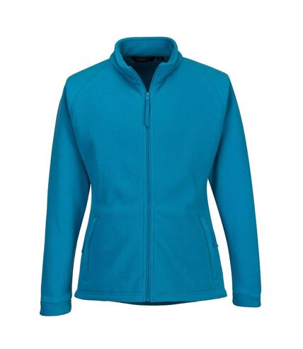 Portwest Womens/Ladies Aran Fleece Jacket (Aqua) - UTPW426