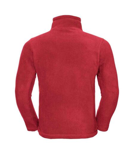 Haut Polaire Extérieur Homme Rouge Classique Russell