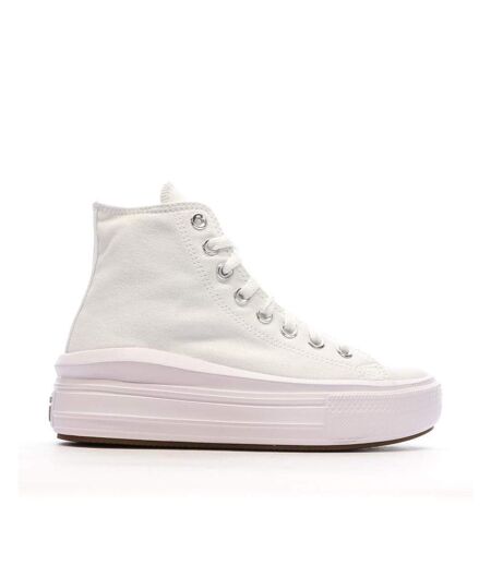 Baskets blanches femme converse chuck taylor all star move 568498c