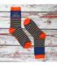 1 Pack Mens Wheely Awesome Dad Bamboo Socks-4