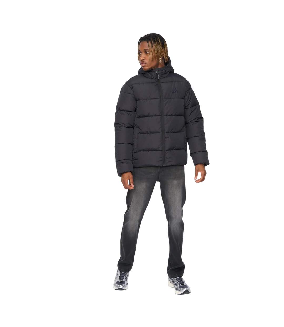 Mens Orlo Puffer Jacket Black Kings Will Dream-4