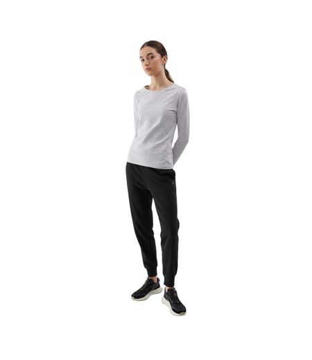 T-shirt Manches Longues F218 Femme Gris Argenté 4F