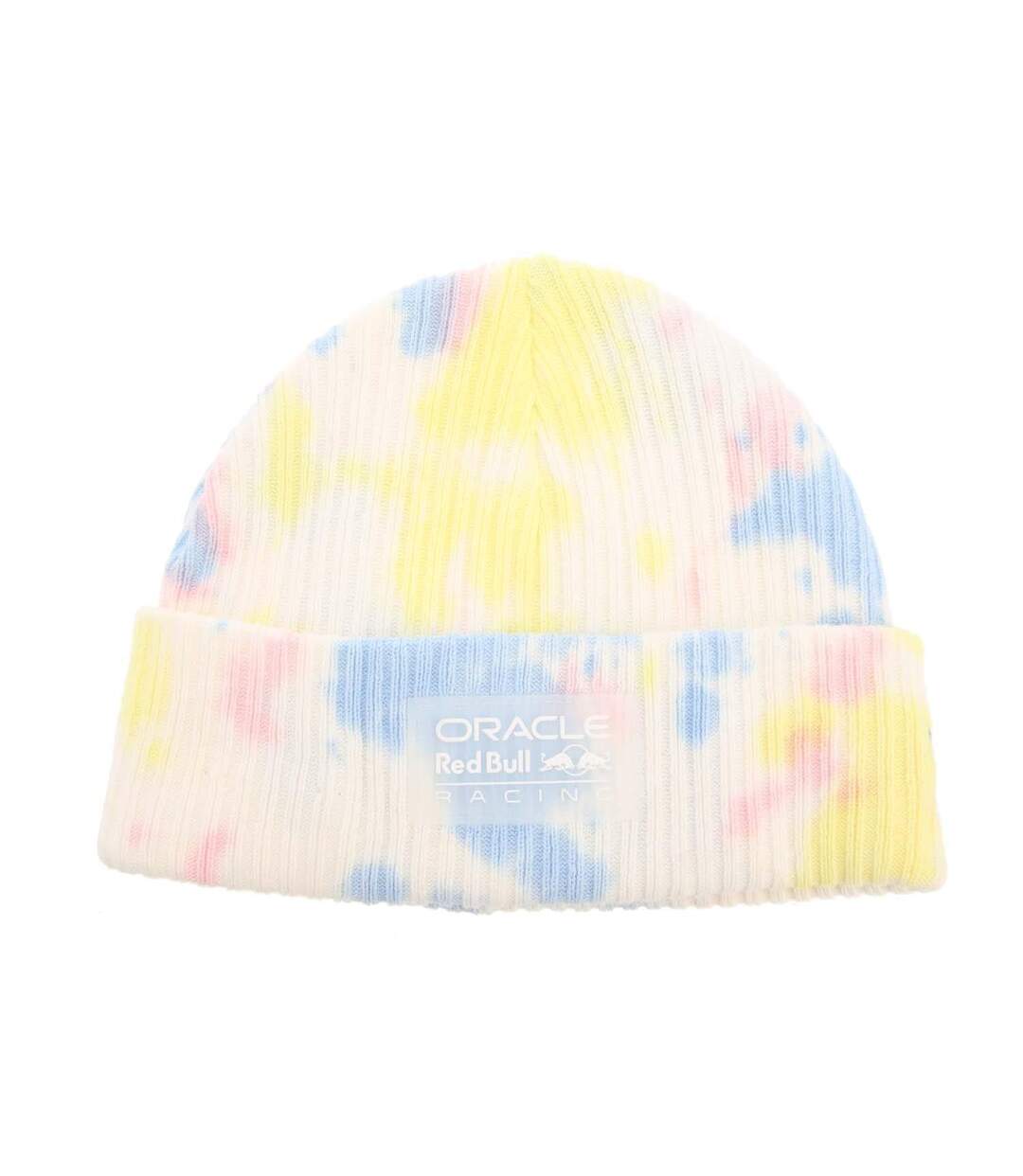 Oracle Red Bull Racing Tie Dye Beanie Pink Blue Yellow New Era-1