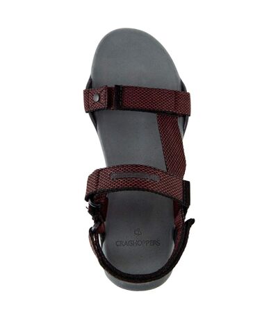 Craghoppers Mens Locke Sandals (Dark Grey/Pompeian Red) - UTCG1549