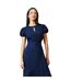 Womens/ladies Piping Detail Puff Sleeve Midi Dress Navy Principles-1