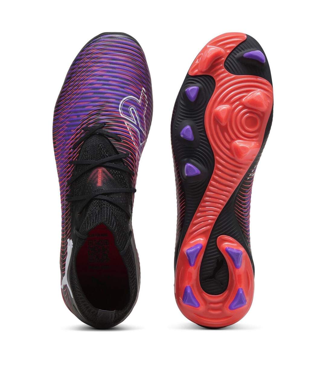 Mens Future 8 Pro Artificial Ground Football Boots Black Purple Puma-3