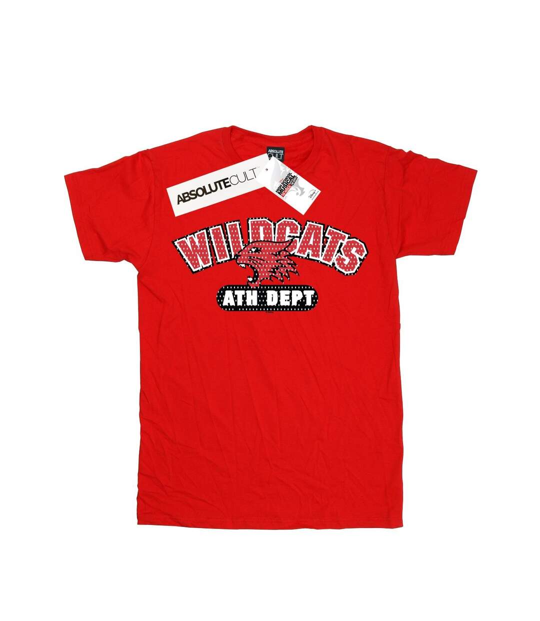 Disney Femmes/Les femmes High School Musical The Musical Wildcats Athletic Cotton Boyfriend T-Shirt (Rouge) - UTBI28259-1