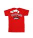 Disney Femmes/Les femmes High School Musical The Musical Wildcats Athletic Cotton Boyfriend T-Shirt (Rouge) - UTBI28259-1