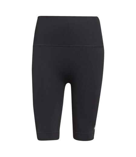 Womens/ladies Formotion Sculpt Primegreen High Rise Cycling Shorts Black Adidas